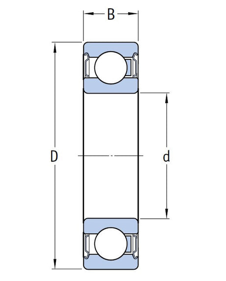 SKF E2.6204-2Z/C3 Kugellager