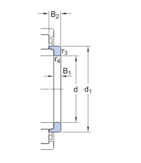 SKF HJ 310 EC Auflage-Ring