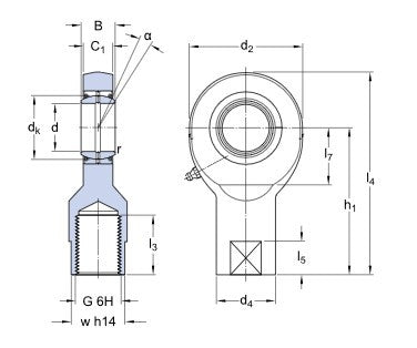 SKF SI 30 ES-2RS Gelenkkopf