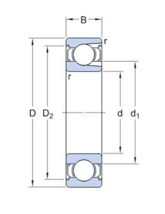 SKF 207-2Z Kugellager