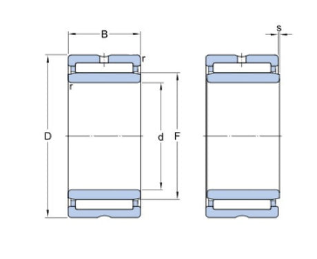 SKF NA 4824 Nadellager