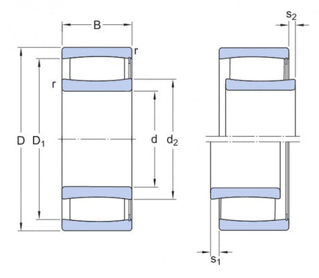 SKF C 2206 V Wälzlager