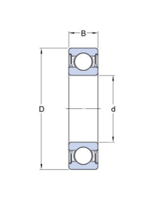 SKF 61816-2RZ Kugellager