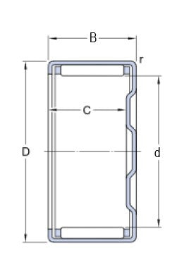 SKF BK 0609 Nadellager