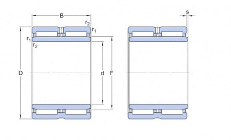 SKF NA 6912 Nadellager