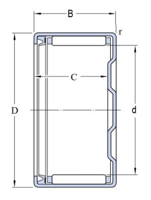 SKF BK 2518 RS Nadellager