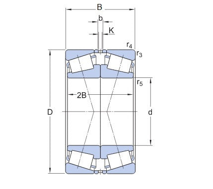 SKF 31330 X/DF Kegelrollenlager