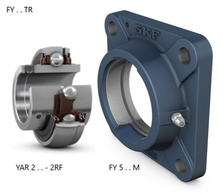SKF FY 40 TR Flanschlagereinheit