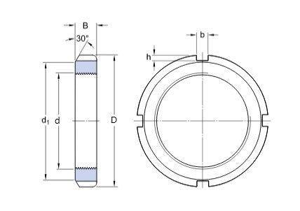 HM 50 T SKF Sicherungsmutter