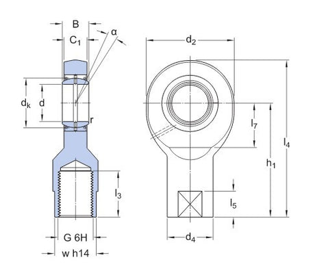 SKF SI 20 ES-2RS Gelenkkopf
