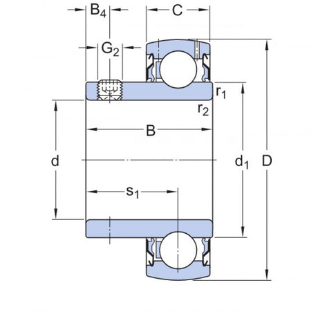 SKF YAT 208 Klemmager