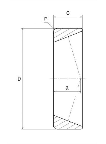 SKF 362 A Außenring für Kegelrollenlager