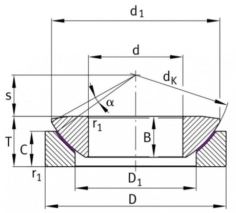 SKF GX 100 F Gelenklager