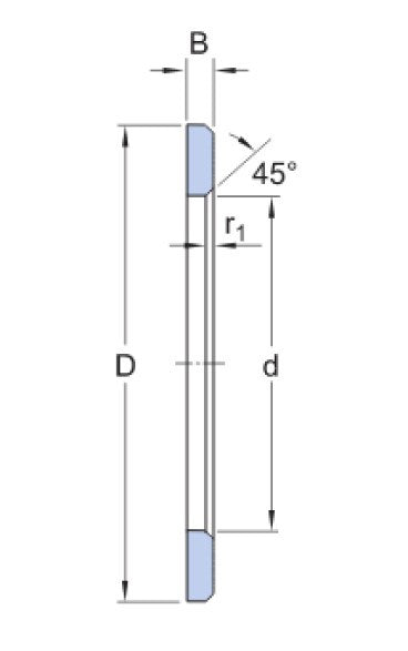 SKF LS 3047 universeller axialer Lagerring