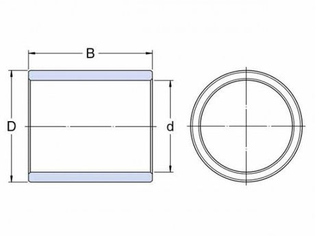 SKF PSM 253225 A51 Gleitlager, Sinterbronze