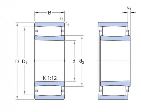 SKF C 3144 K Toroidlager CARB