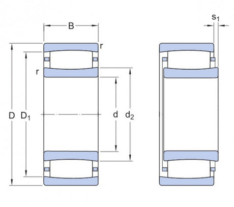 SKF C 2226/C3 Wälzlager