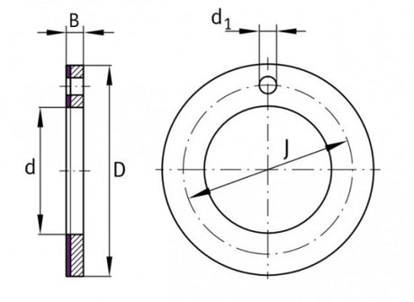 SKF PCMW 325401.5 M axiale Gleitlagerscheibe, Stahl-POM