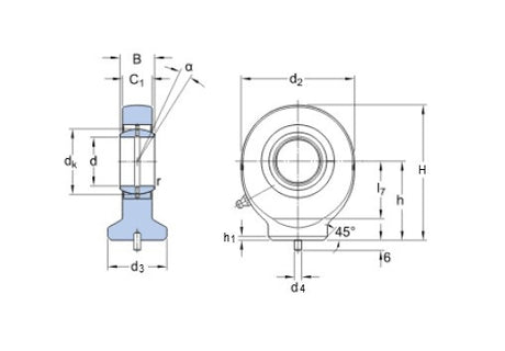SKF SC 20 ES Gelenkkopf